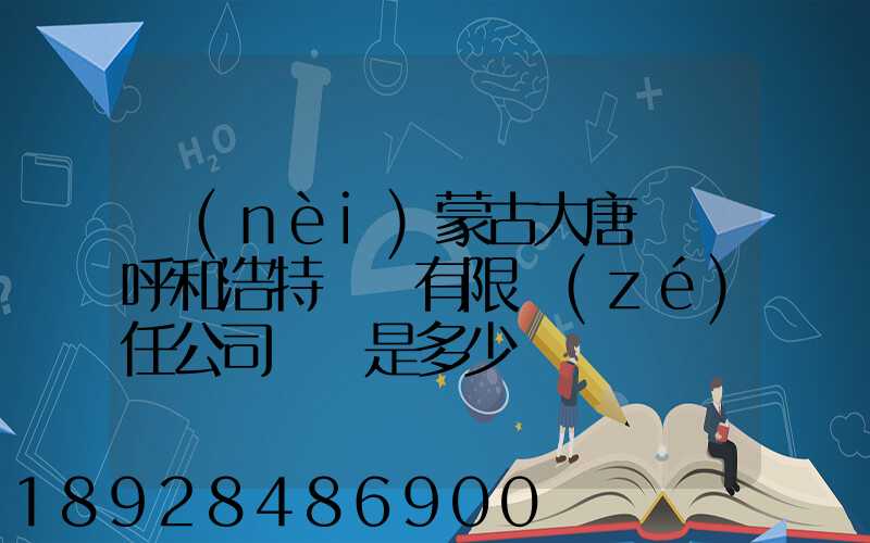 內(nèi)蒙古大唐國際呼和浩特鋁電有限責(zé)任公司電話是多少