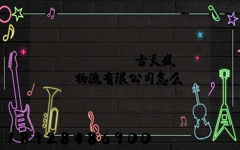 內(nèi)蒙古天盛達(dá)物流有限公司怎么樣