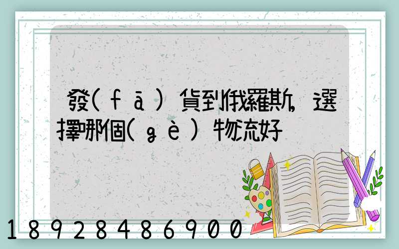 發(fā)貨到俄羅斯,選擇哪個(gè)物流好